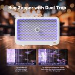 Qualitell K5 Lite Rechargeable Mosquito Killer Lamp Electric 4000V Smart UV - Image 6