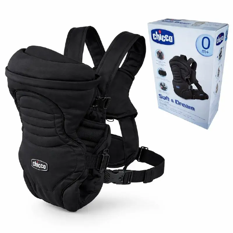 Chicco Soft & Dream Ergonomic Baby Carrier3 Chicco Soft And Dream Baby Carrier With 3 Carrying Positions Super Comfortable for Baby and Parents - Image 1