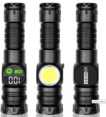 GearUP K60 Rechargeable 10W COB + LED Flashlight - Image 2