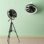 JISULIFE FA17 Rechargeable Fan with LED & Long Tripod Stand - Image 2