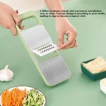 Kitchen 5-in-1 Multifunctional Vegetable Slicer Cutter — Stainless Steel - Image 3