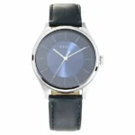 Titan NP1802SL06 Men's Urban Edge Lustrous Blue Dial Leather Watch