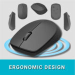 Rapoo M100 Silent Multi-Mode Wireless Mouse – Grey - Image 2
