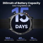 Haylou Solar 5 BT Calling Smartwatch — Black - Image 2